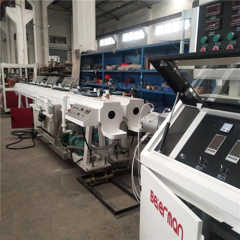 Two Outlets 50-110mm PVC Pipe Production Line with Sjsz80/156 Extruder for 50 63 75 90 110 Tube Making
