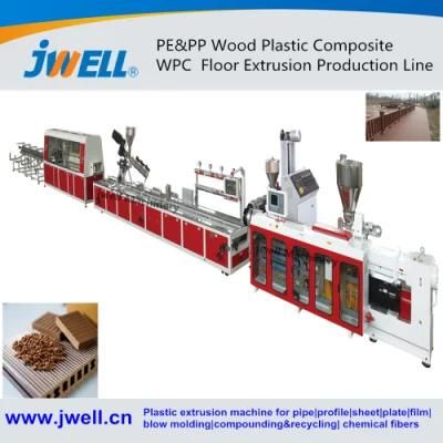 Eco Friendly Fire Resistant WPC PP PE Wood Floor Plastic Conical Twin Screw Extruder