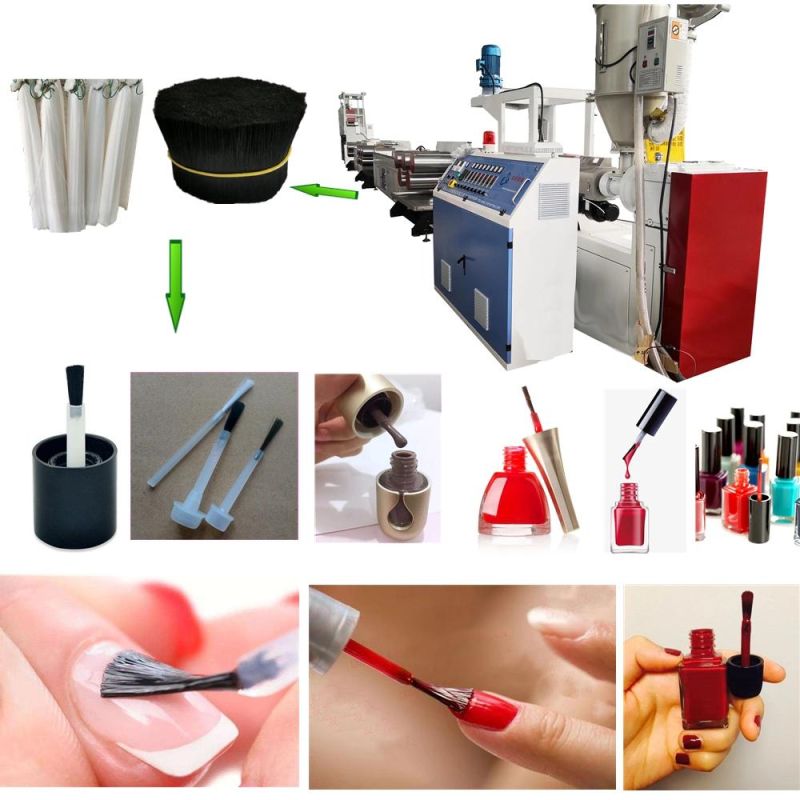 Best Plastic PA Nylon/PBT Nail Polish Brush Fiber Extruding Machine