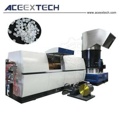 PP PE Film Two Extruder Granulation Line /Plastic Granulation Machines/Plastic Recycling ...