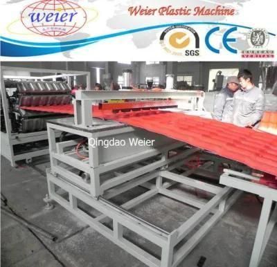 PVC Pet PC Wave Plate Corrugated Roof Plastic Extruder Production Line