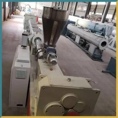 Twin Screw Extruder PVC Pipe Manufacturing Machine