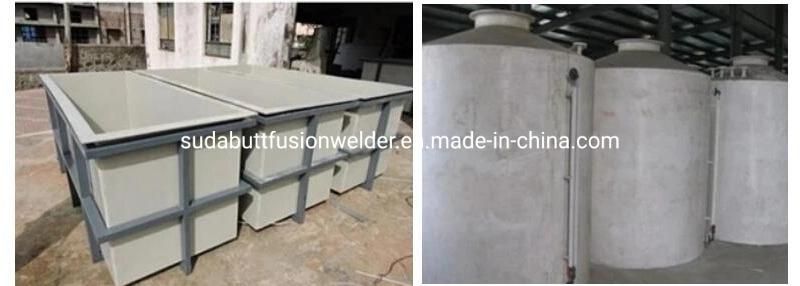 Automatic Plastic Polypropylene PE Hmwpe PVC PVDF Sheet Butt Welding Rolling Bending Machine/Plastic Bender