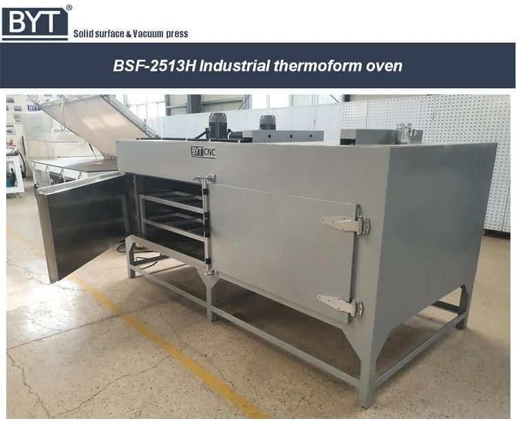 Bsf-2513h Industrial Solid Surface Thermoforming Oven Solid Surface Ovens for Corian and Acrylic ABS PVC Plastic Preheating Machine