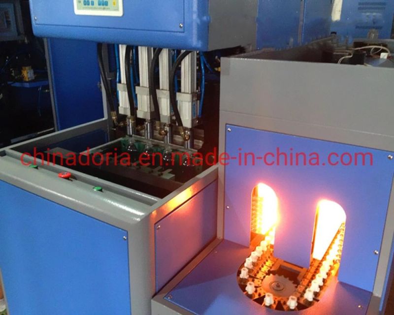 4cavtiy Semi-Automatic Stretch Blow/Blowing Molding Machine for Pet Bottle