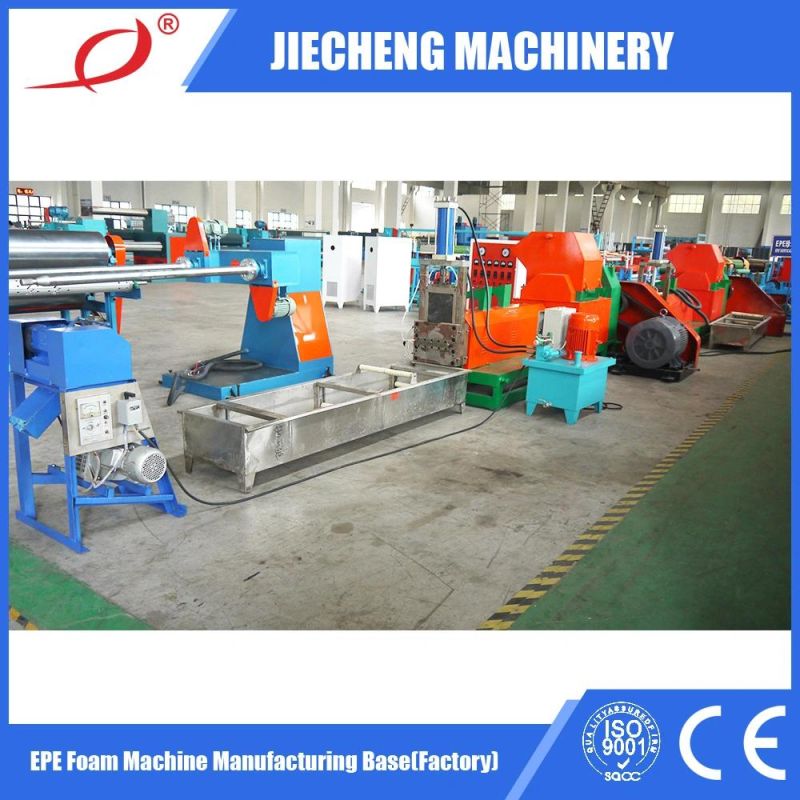 EPE Foam Plastic Recycling Machine Extruder Expandable Polyethylene Machinery High Output350kg/Hr Jc-200 Crushing Type