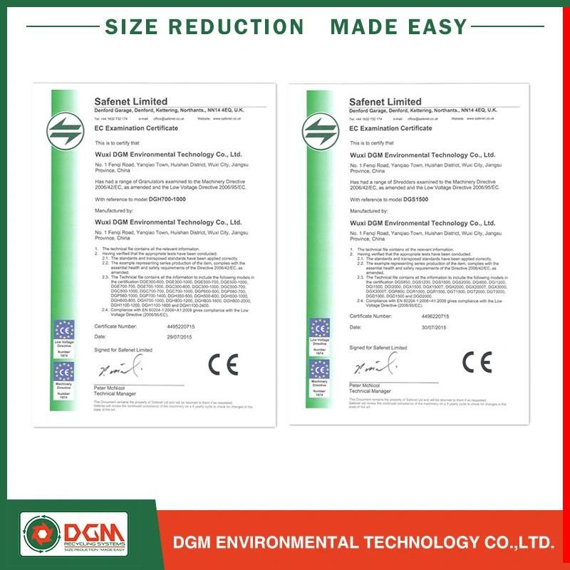 Large Diameter PP PE PVC Pipe Profile Crushing Shredder for Plastic Recycling Line Plant