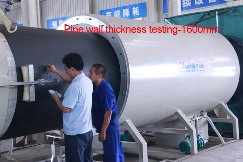 HDPE Black/ Yellow Shell Extrusion Line for Pre-Insulated Pipe with Polyurethane Foam (1680mm)