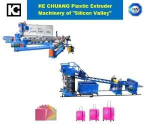 Professional Sheet Plastic Exdrusion Machine Line for PC/ABS Luggage