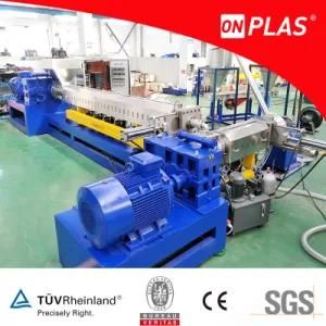 Double-Stage Single Screw Extruder LDPE Pail Flakes Recycling