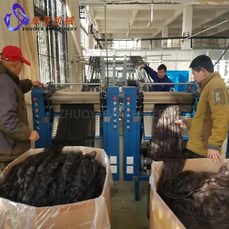 Synthetic Curly Yaki Wig Hair Fiber Yarn Braid Extruder and Drawing Machine