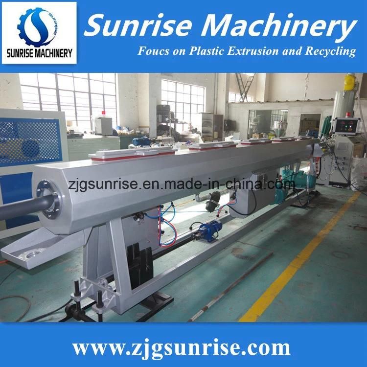 Plastic UPVC PVC HDPE PE PPR PP Water Electric Conduit Pipe Hose Tube Extrusion Production Making Machine / PE PVC Single Wall Corrugated Pipe Making Machine