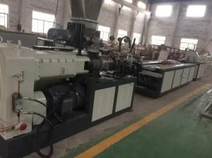 Concial Twin Screw Extruder Used in WPC Board Product Making Machine