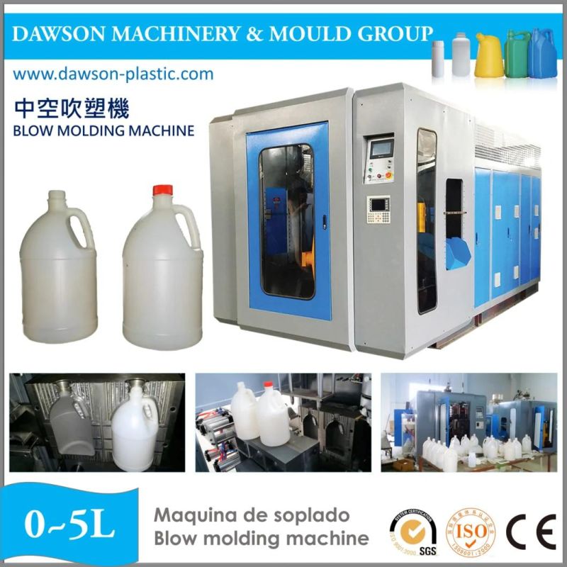 Blow Molding Machine with Auto Deflashing for 1gallon Milk Bottle