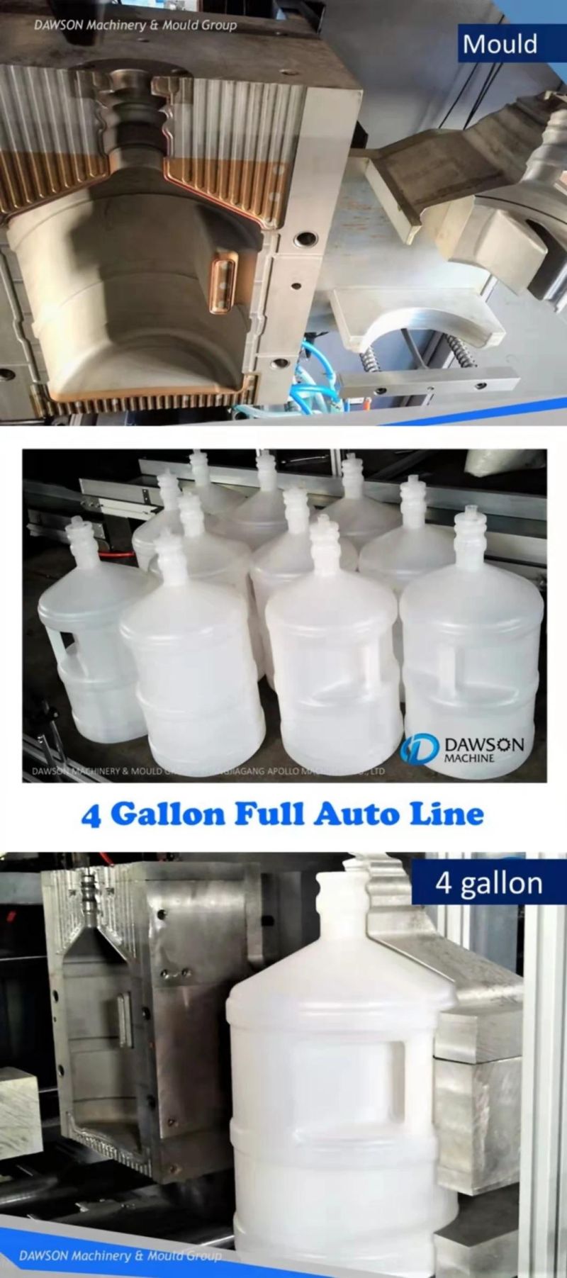 4 Gallon Water Bottle Blow Molding Machine Full Auto Line