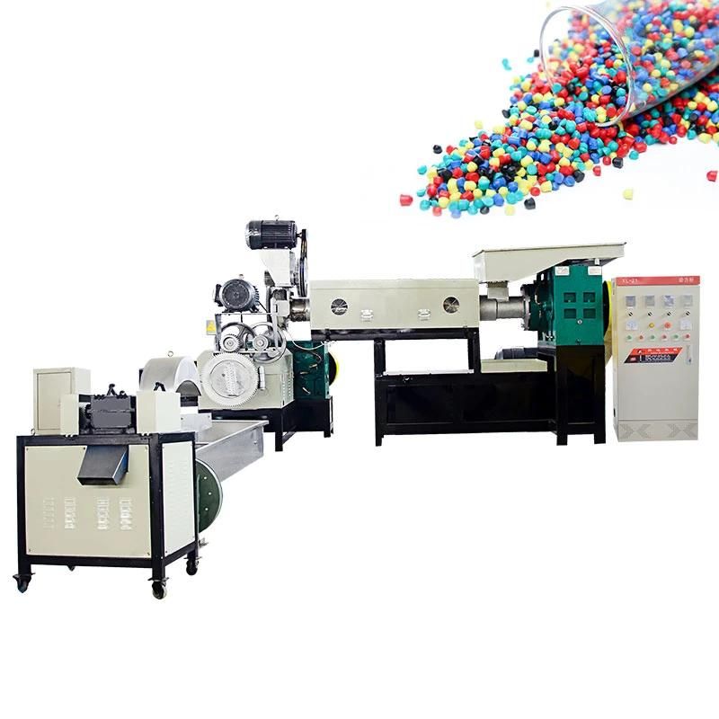 300-500kg Plastic Films Recycled Screw Extruder PE Pelletizing Machine for Granules Pellets Making