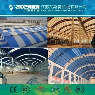 Trapezoidal Roof Sheet Machine Plastic Wave Sheet Making Machine