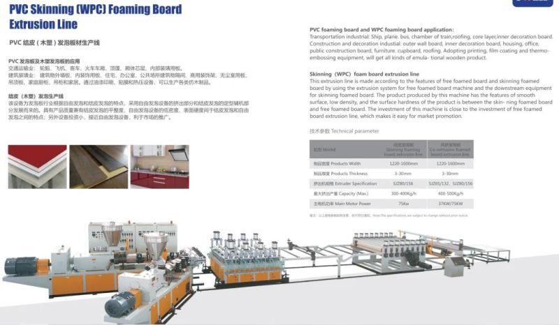 Jwell Plastic PVC Wallboard Extrusion Machine