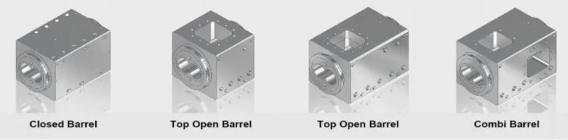 Twin Screw Extruder Parts Ze26 Closed Barrel