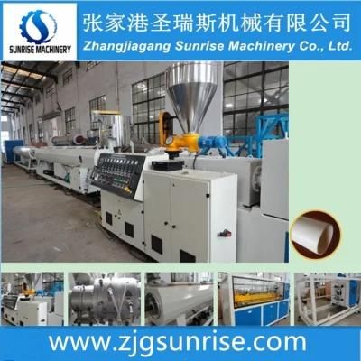 Conical Twin Screw Extruder / Plastic Extrusion Line