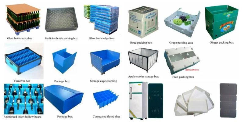 PP Plastic Corrugated Hollow Sheet Carton Box Making Machine