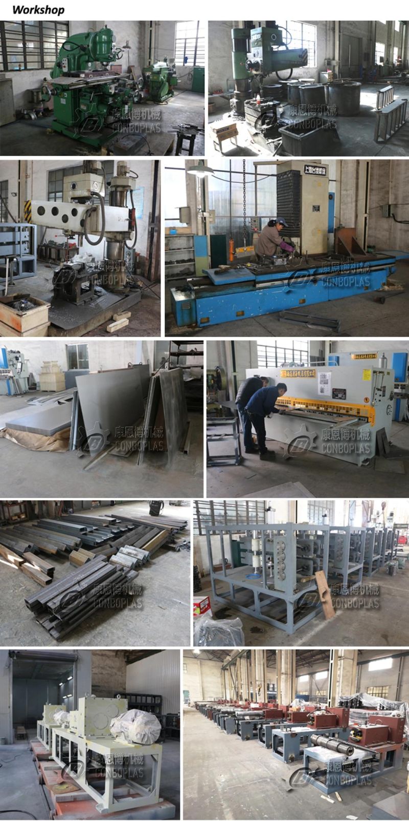 Plastic Twin Double Screw Extruder Electrical Conduit Water Supply Drainage Sewer UPVC CPVC PVC Hose Tube Pipe Recycling Production Extrusion Making Machine