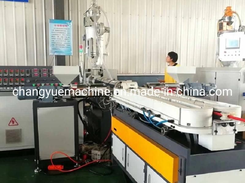 PP PE PA PVC Single Wall Corrugated Pipe Production Line / SWC Pipe Making Machine