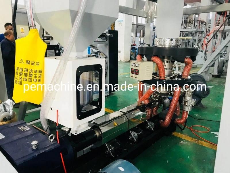 Biodegradable HDPE LDPE Plastic Shopping Bag Film Blowing Machine