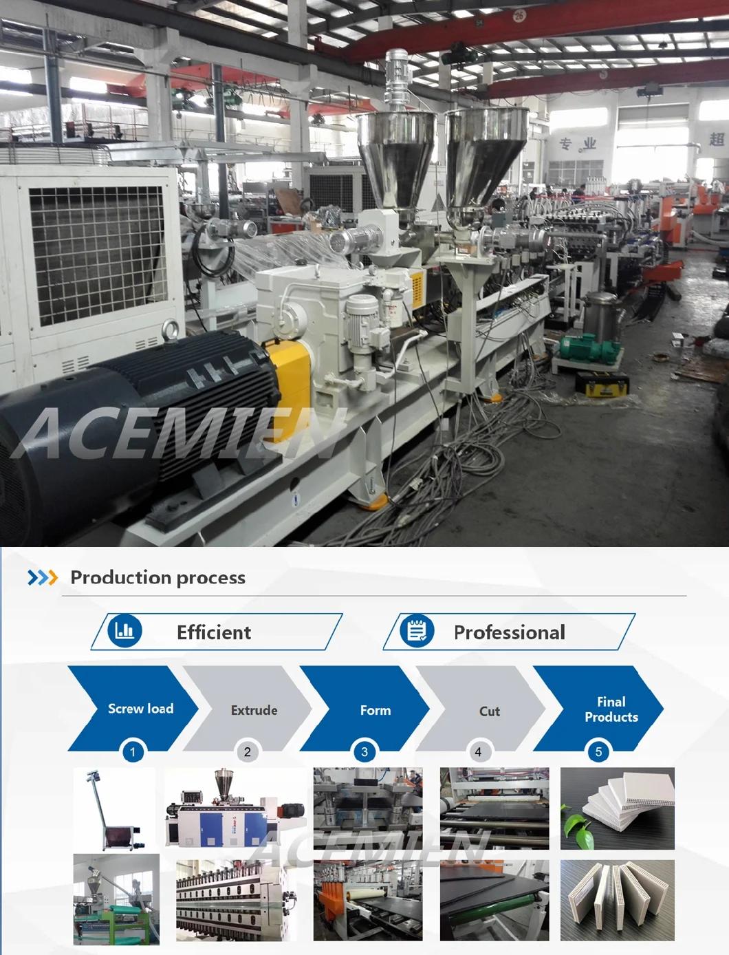 Plywood Laminate Sheets PP Hollow Sheet Making Machine for Constructions Production Machine
