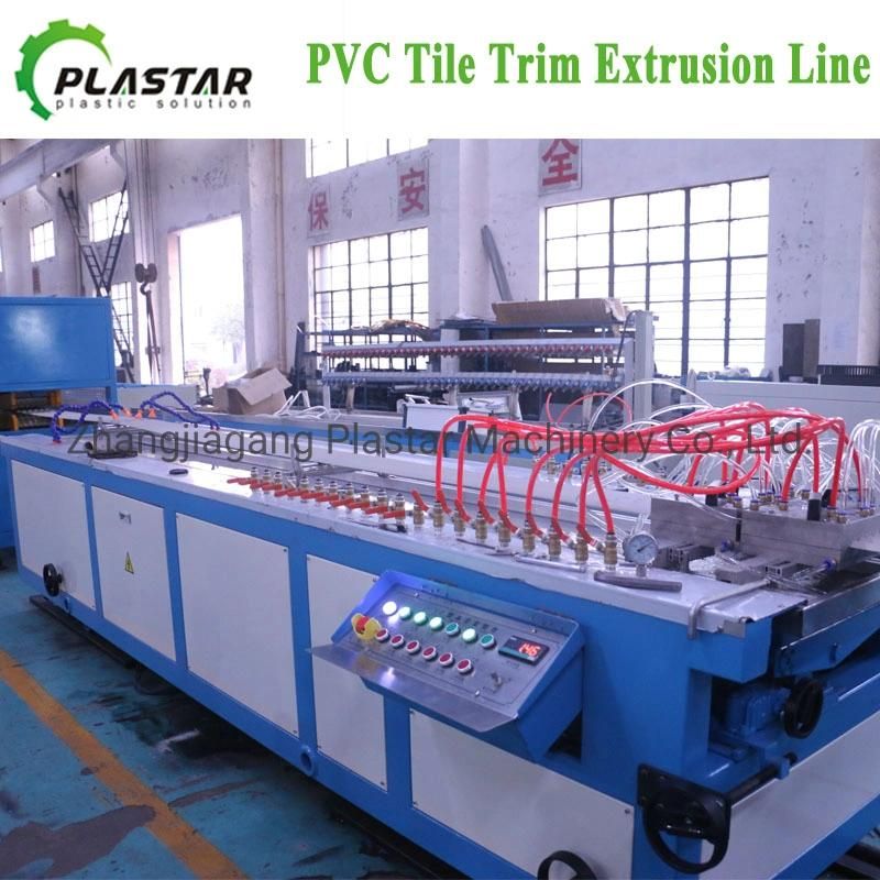 PVC Tile Trim Plastic Extrusion Profiles Ceramic Corner Edging Making Extrusion Machine