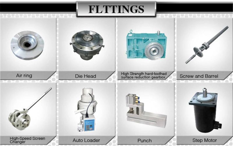 Double-Layer Co-Extrusion Rotary Machine-Head Film Blowing Machine Set (SJ-G)