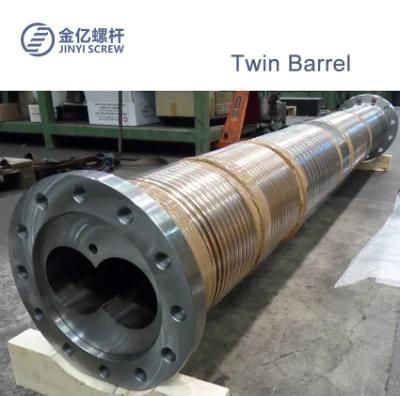 Twin Screw Barrel Extruder Parts PVC Pipe Profile Sheet Board