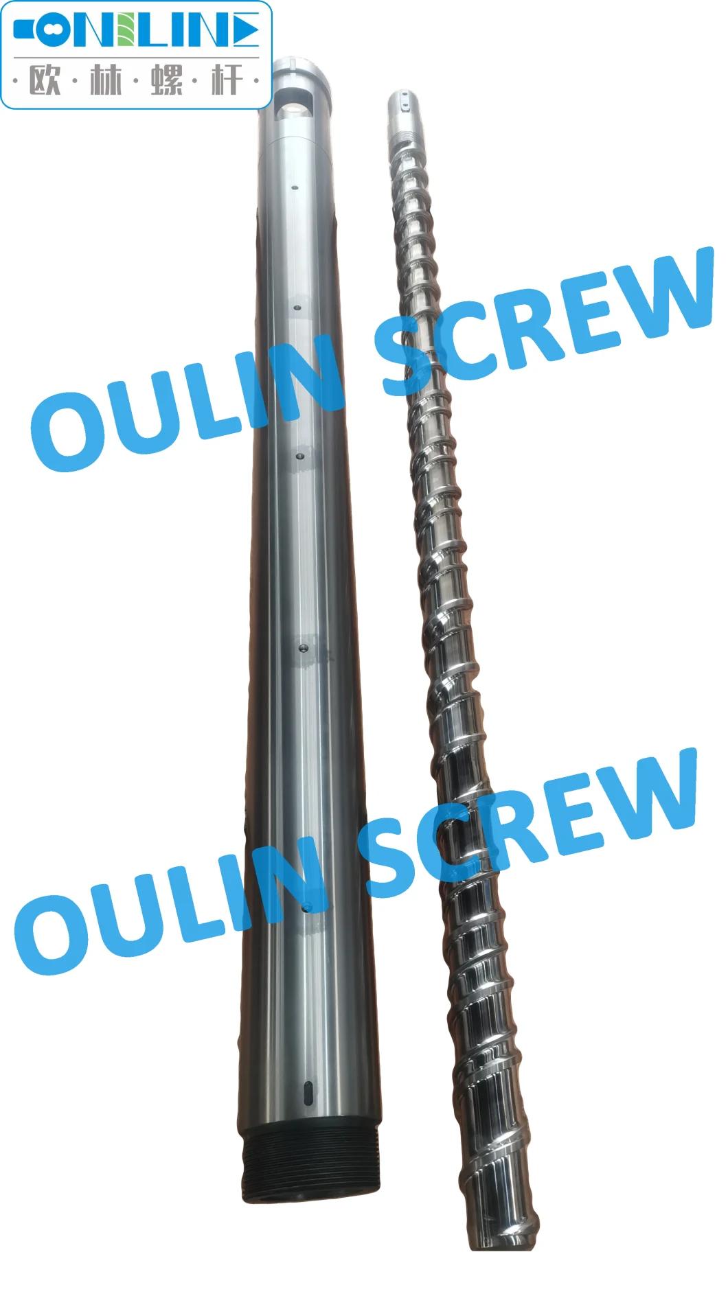 Periplast 90mm Single Extruder Screw and Barrel for PVC Profiles