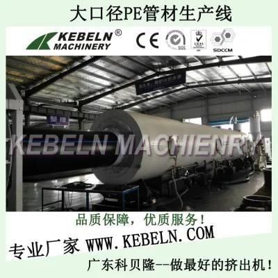 HDPE PE Plastic Pipe Extrusion Line (Single Screw Plastic Extruder Machine