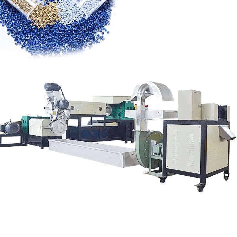 300-500kg Plastic Films Recycled Screw Extruder PE Pelletizing Machine for Granules Pellets Making