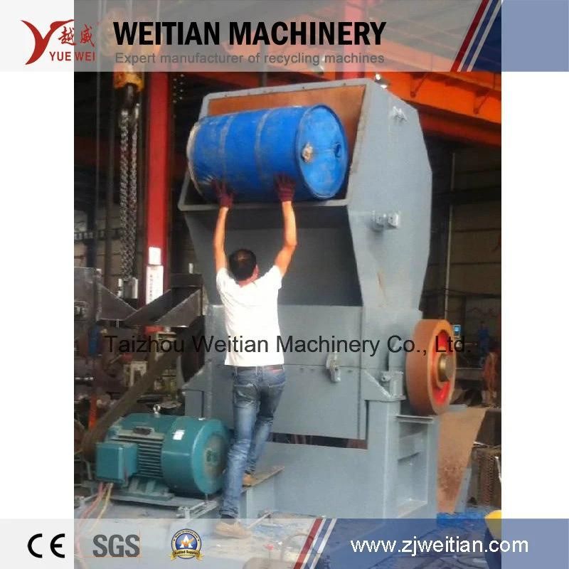 Plastic Crusher for HDPE/PP/PE Round Buckets