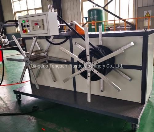 Corrugated Electric Protective Plastic Conduit Pipe Making Machine