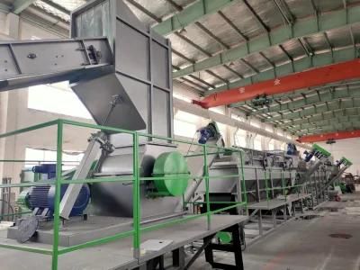 Plastic PE PP Pet Crushing, Washing and Drying Machine