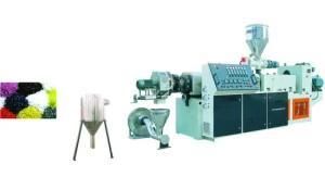 PVC Conical Twin Screw Pelletizing Extrusion Line
